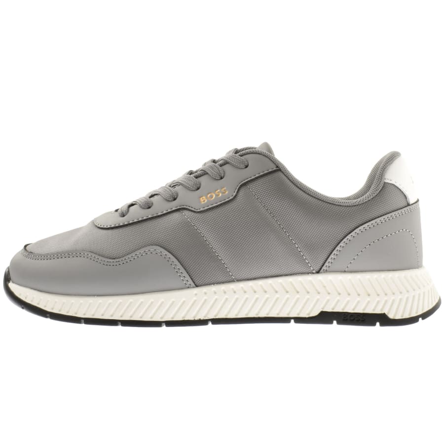 Boss trainers grey clearance